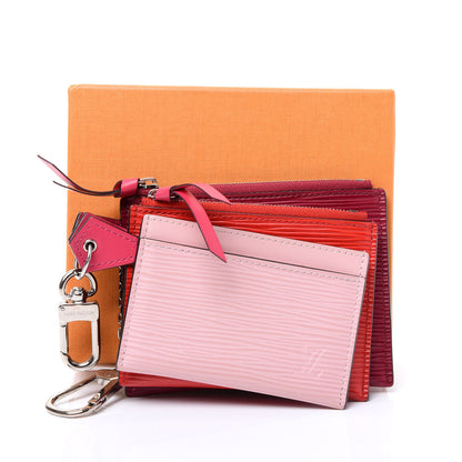 Louis Vuitton Epi Trio Card Case Wallet Rose Ballerine Rouge Fuchsia 6 of 6