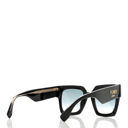 Fendi Acetate Fendi Roma Sunglasses FF 0457/G/S Black Blue 4 of 7