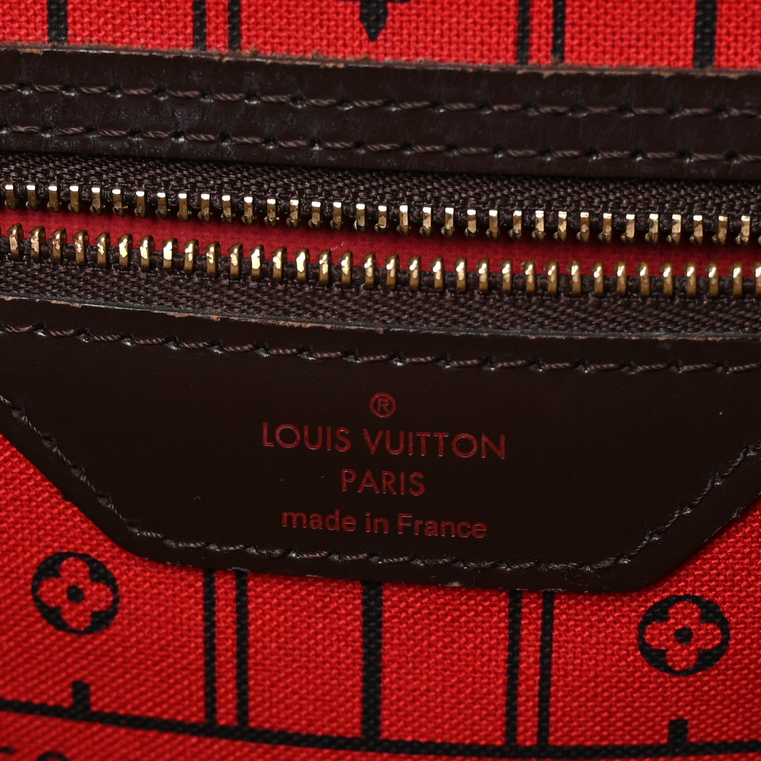 Louis Vuitton Damier Ebene Neverfull MM 6 of 9