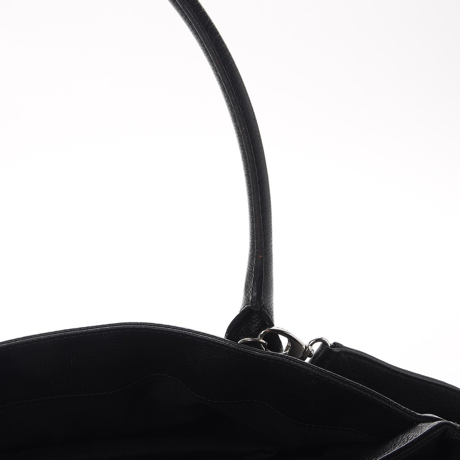Chanel Calfskin Cerf Executive Shopper Tote Black 27 of 29