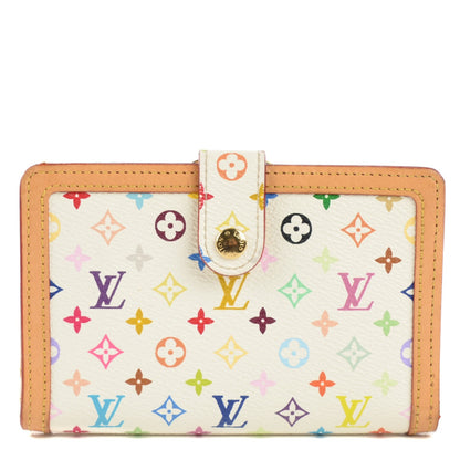 Louis Vuitton Monogram Multicolor French Purse Wallet White 1 of 10
