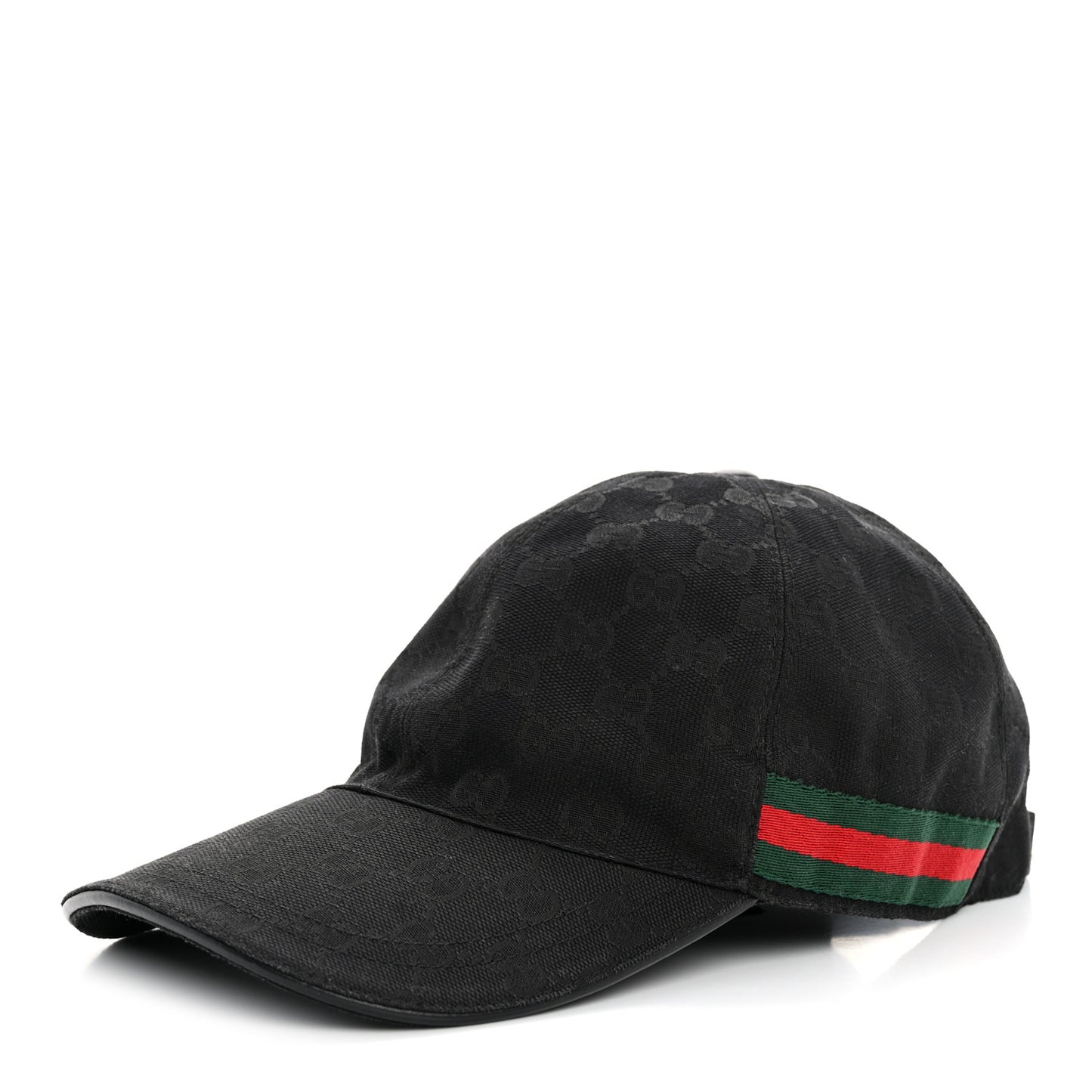 Monogram Web Baseball Hat L Black