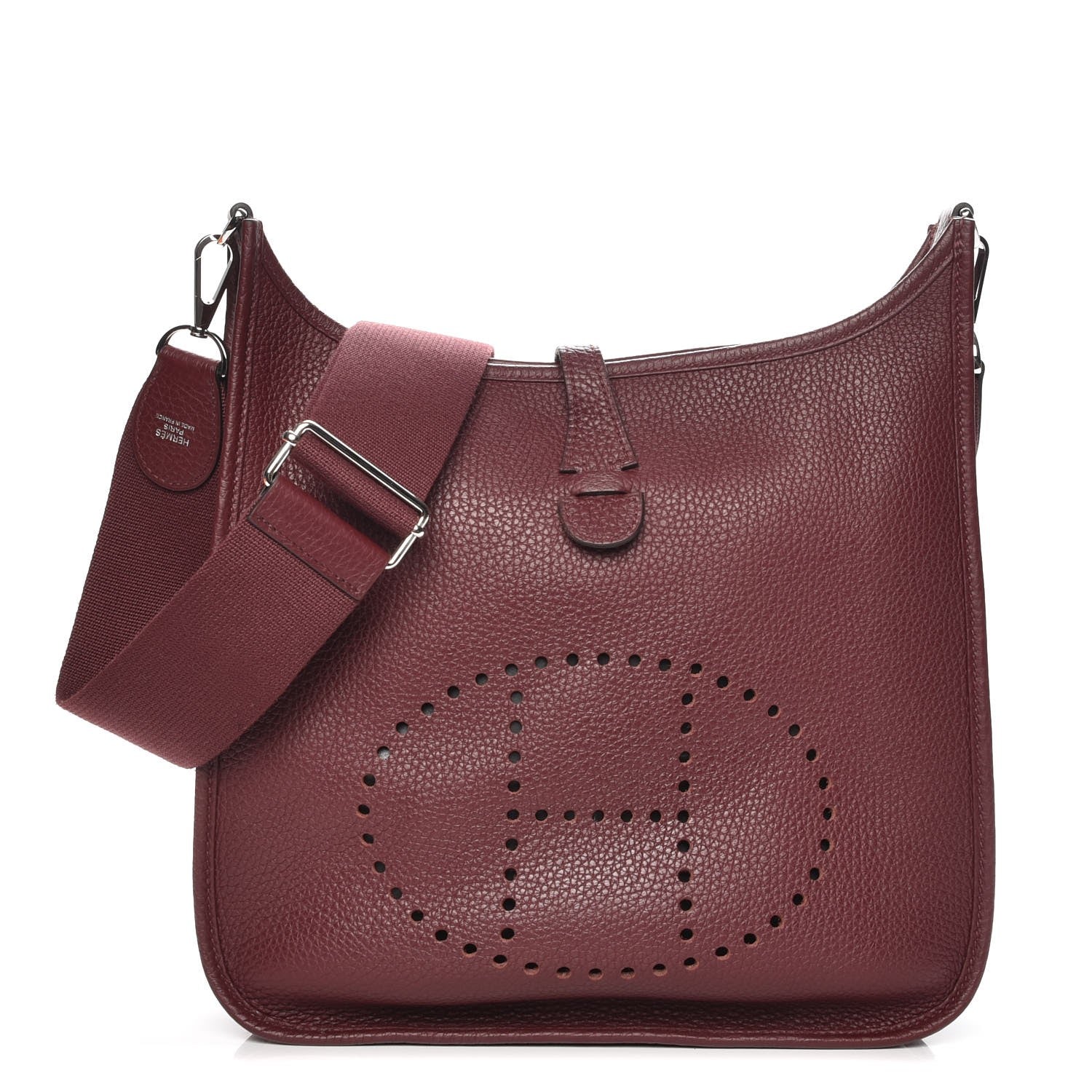 Hermes Taurillon Clemence Evelyne III PM Bordeaux 1 of 8