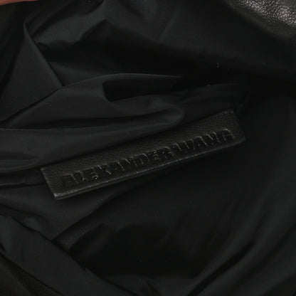 Alexander Wang Lambskin Crystal Rhinestone Ryan Dustbag Pouch Black 6 of 6