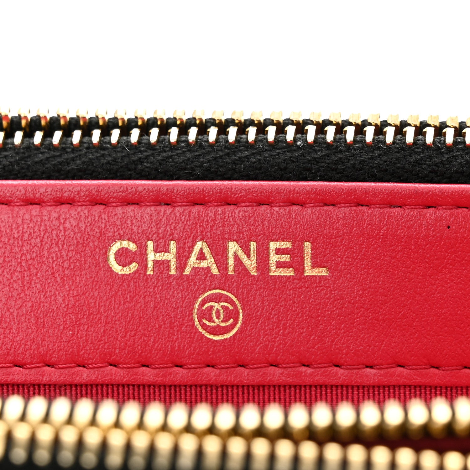 Chanel Glazed Aged Calfskin Quilted CC Small Clutch With Chain Black 7 of 12