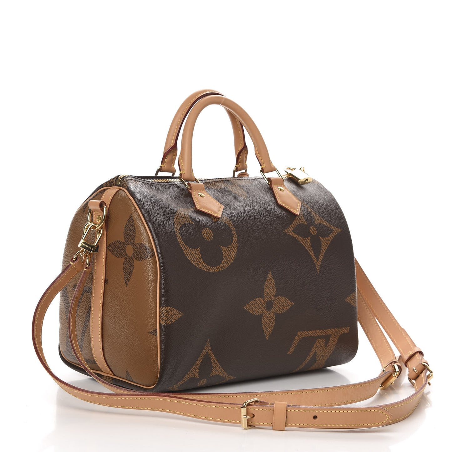 Reverse Monogram Giant Speedy Bandouliere 30