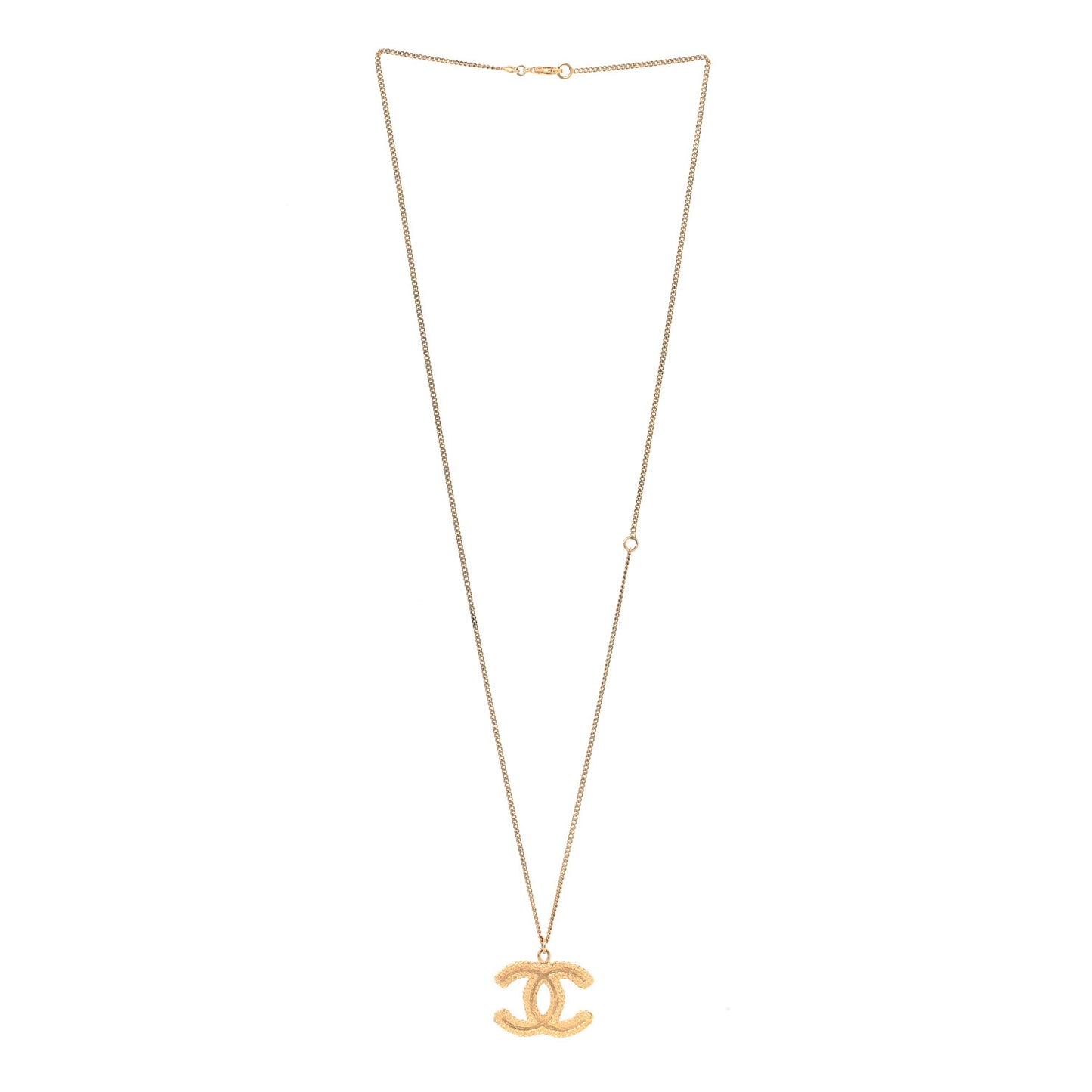 CC Necklace Matte Gold
