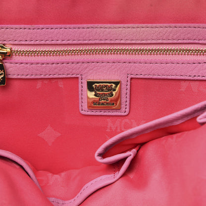 MCM Visetos Studded Small Dual Stark Backpack Pink 5 of 8