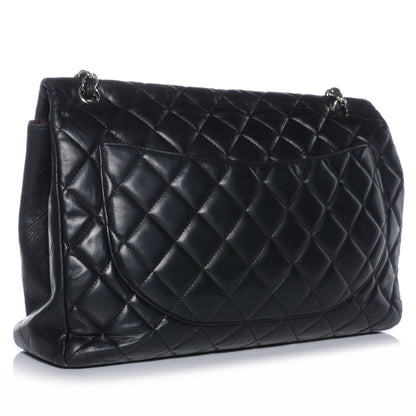 Chanel Lambskin Maxi Single Flap Black 4 of 12