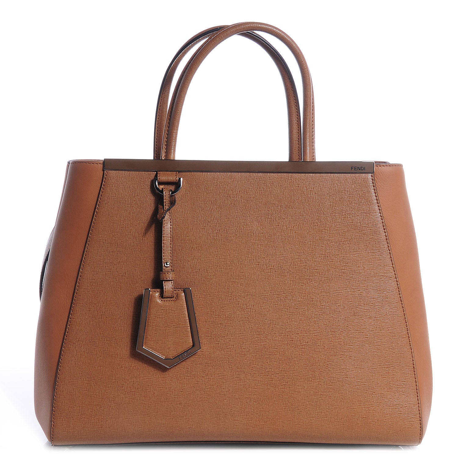 Fendi Vitello Elite Regular 2Jours Tote Orzo 1 of 11