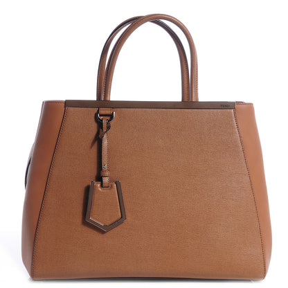 Fendi Vitello Elite Regular 2Jours Tote Orzo 1 of 11
