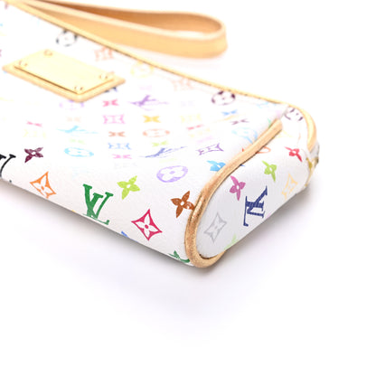 Louis Vuitton Monogram Multicolor Kate Clutch White 8 of 9