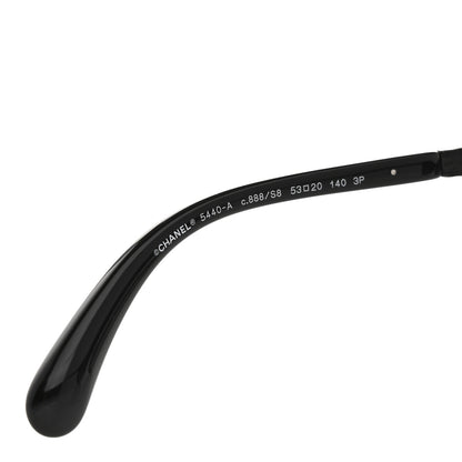Chanel Acetate Metal Polarized Pantos Sunglasses 5440-A Black 5 of 9