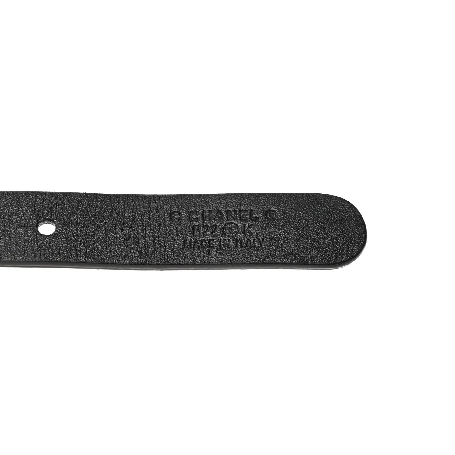 Chanel Calfskin Tweed CC Chain Belt 75 30 Black Pink 4 of 9