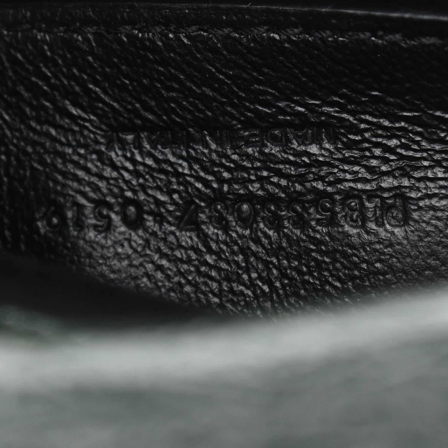Saint Laurent Crinkled Calfskin Matelasse Monogram Baby Niki Chain Satchel Dark Green 7 of 11