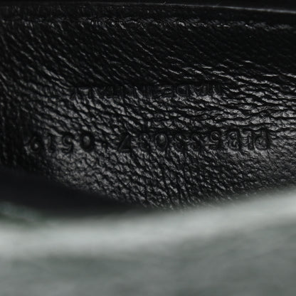 Saint Laurent Crinkled Calfskin Matelasse Monogram Baby Niki Chain Satchel Dark Green 7 of 11