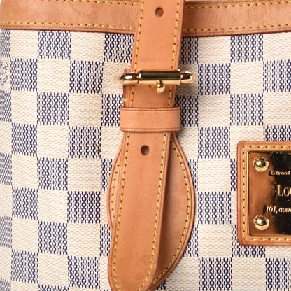 Louis Vuitton Damier Azur Hampstead MM 12 of 27