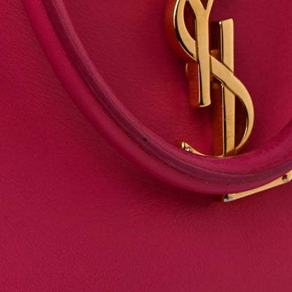 Saint Laurent Calfskin Monogram Baby Cabas Fuchsia 14 of 15