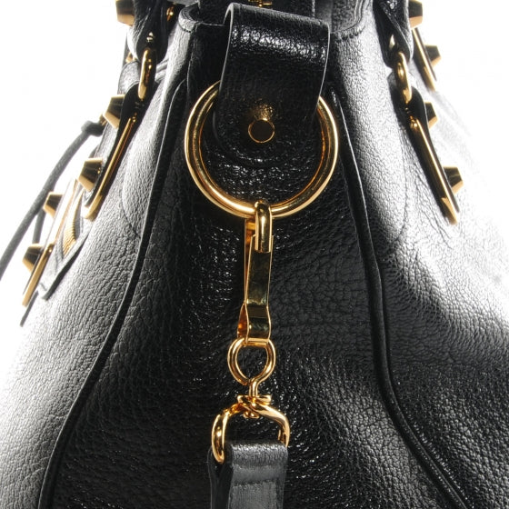 Balenciaga Chevre Metallic Edge Velo Black 8 of 9