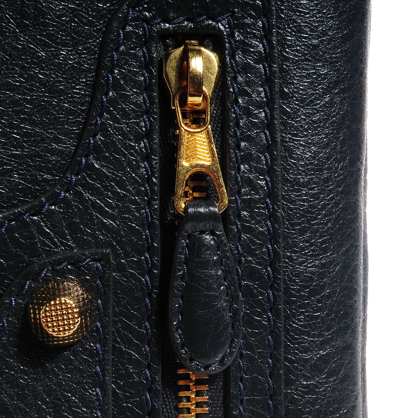 Agneau Giant 12 Gold Hardware Envelope Clutch Anthracite