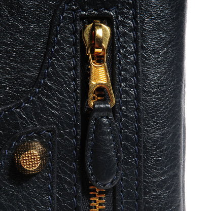 Balenciaga Agneau Giant 12 Gold Hardware Envelope Clutch Anthracite 9 of 13