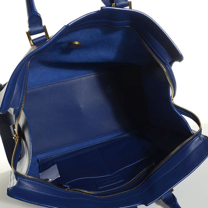 Saint Laurent Calfskin Medium Classic Y Cabas Navy 5 of 8