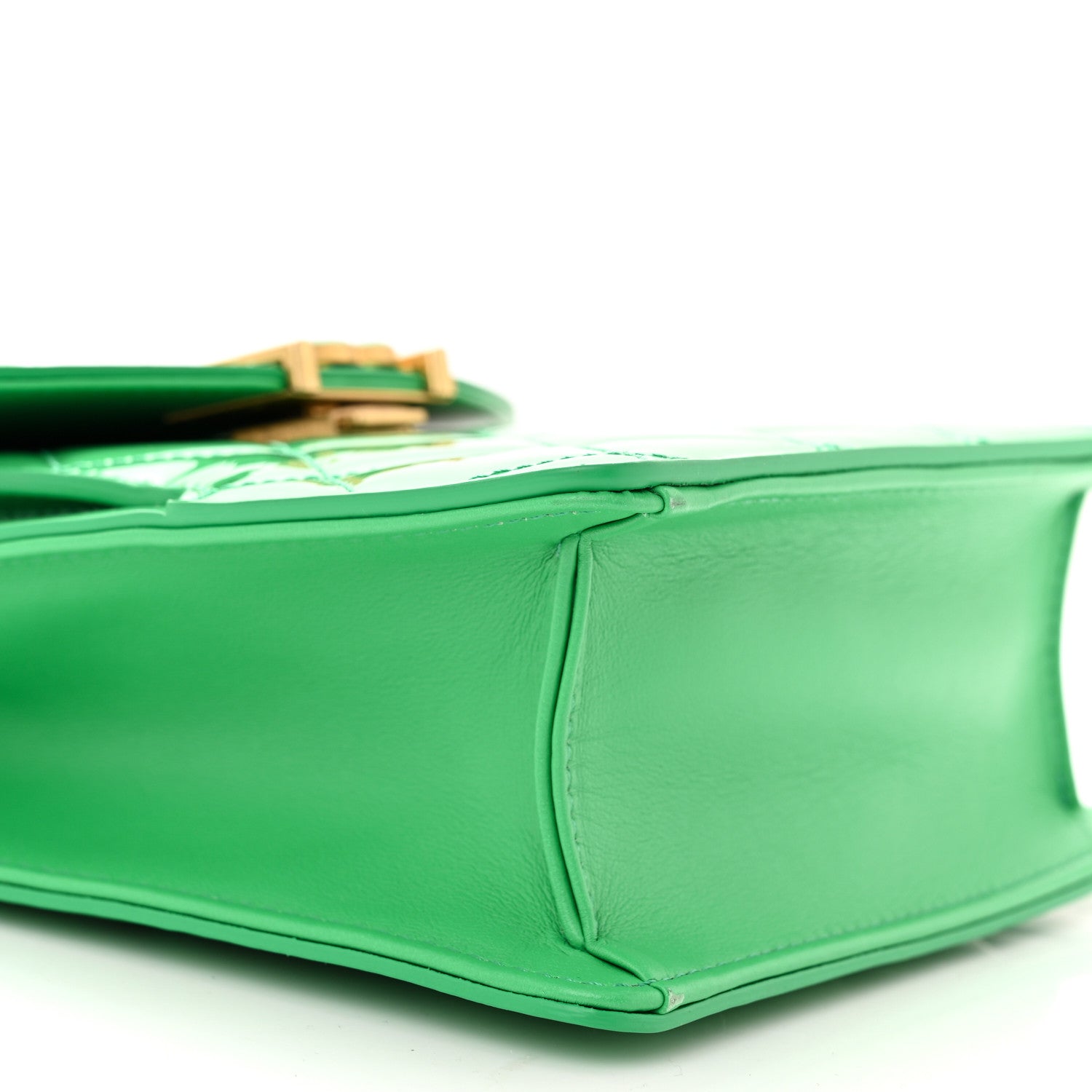Chanel Patent Calfskin Small Flap Bag Green 9 of 11