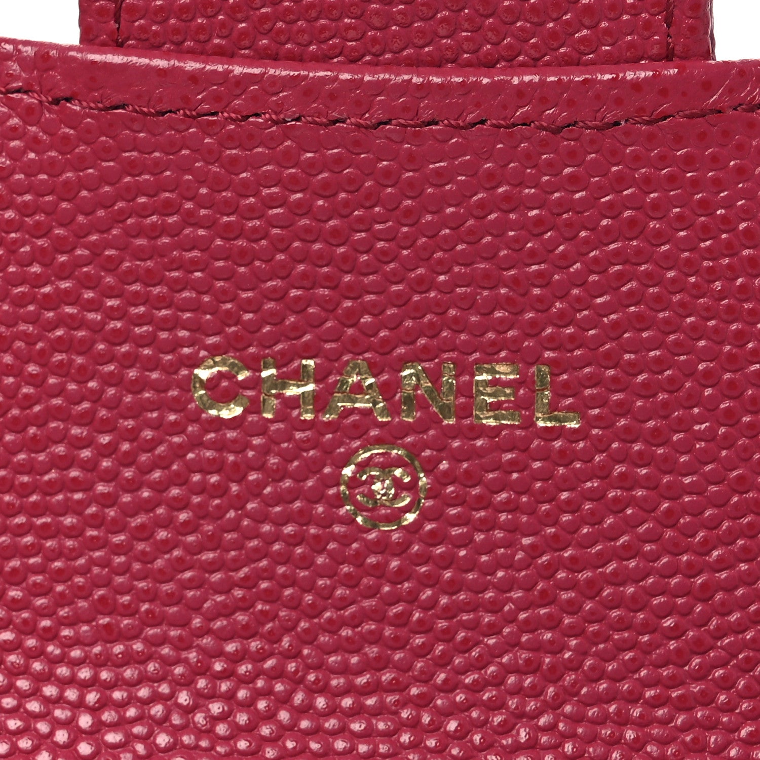 Chanel Caviar Quilted Flap Card Holder Wallet Red 14 of 24