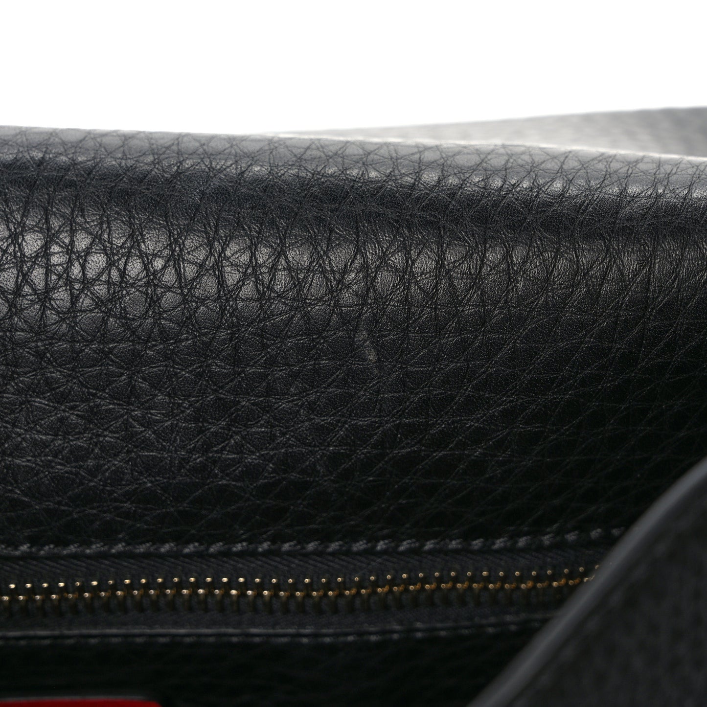 Calfskin Large Rockstud Halfmoon Saddle Bag Black