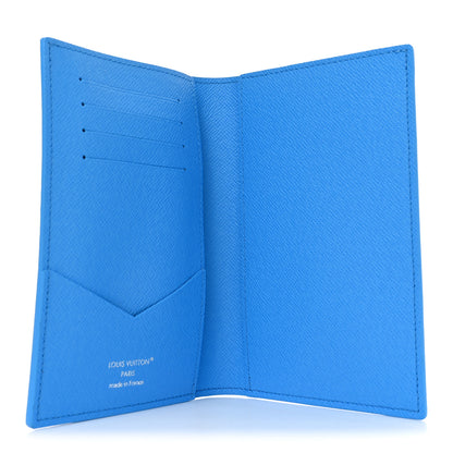 Louis Vuitton Monogram Sports Passport Cover Pool Blue 5 of 7