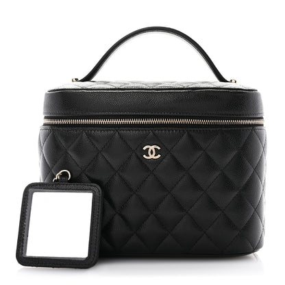 Chanel Caviar Quilted Large Vanity Pouch Black 1 of 8