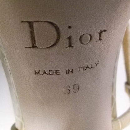Christian Dior Leather Piedra Sandals 39 Beige 6 of 9