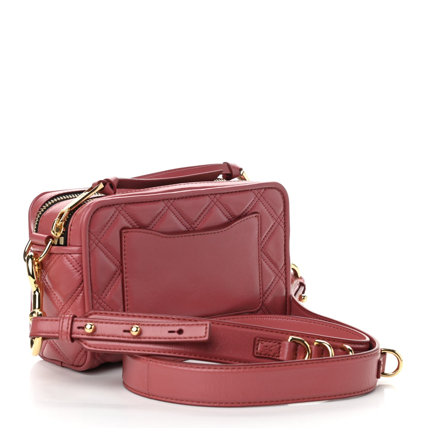 Calfskin Quilted The Softshot 21 Bag Santa Fe Red