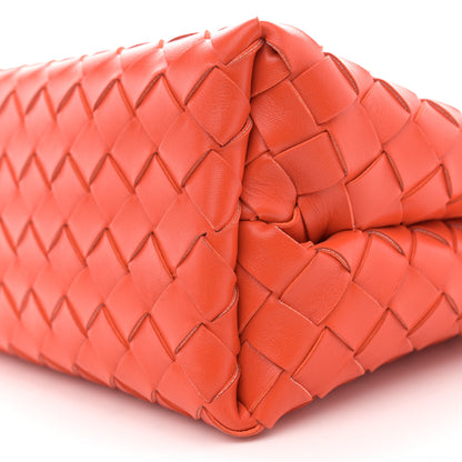 Bottega Veneta Nappa Intrecciato Small Andiamo With Chain Shoulder Bag Orange 9 of 9