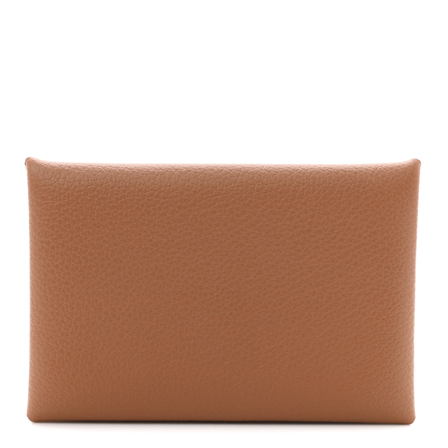 Hermes Evercolor Calvi Card Case Gold 1 of 8