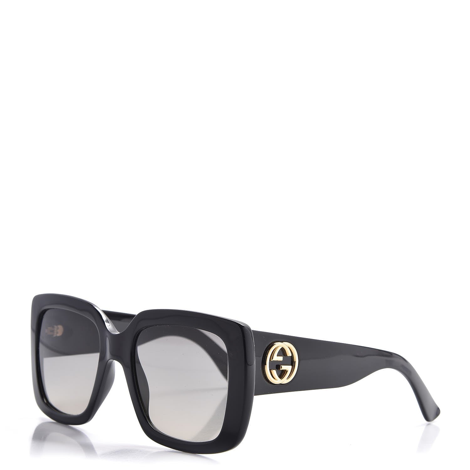 Gucci Square Optyl GG0141 Sunglasses Black 1 of 8