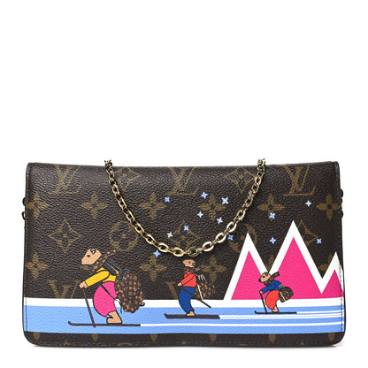 Louis Vuitton Monogram 2018 Christmas Animation Pochette Weekend 1 of 9