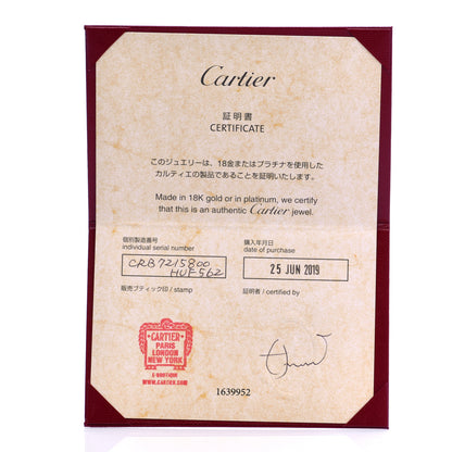 Cartier 18K Yellow Gold Diamond SM D'Amour Pendant Necklace 5 of 5