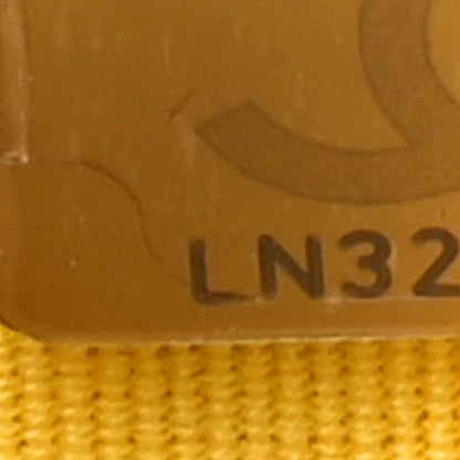 Chanel Lambskin Resin Quilted Wallet On Chain WOC Yellow 10 of 12
