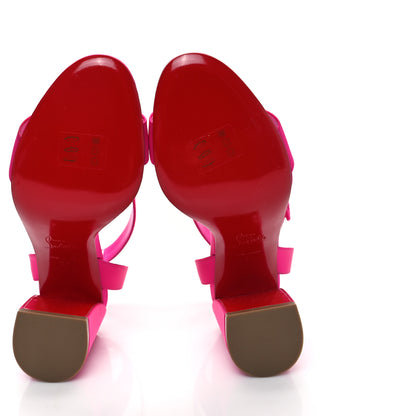 Christian Louboutin Satin Miss Sabina 85 Sandals 37 Bolerose 5 of 7