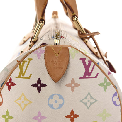 Louis Vuitton Monogram Multicolor Speedy 30 White 11 of 12