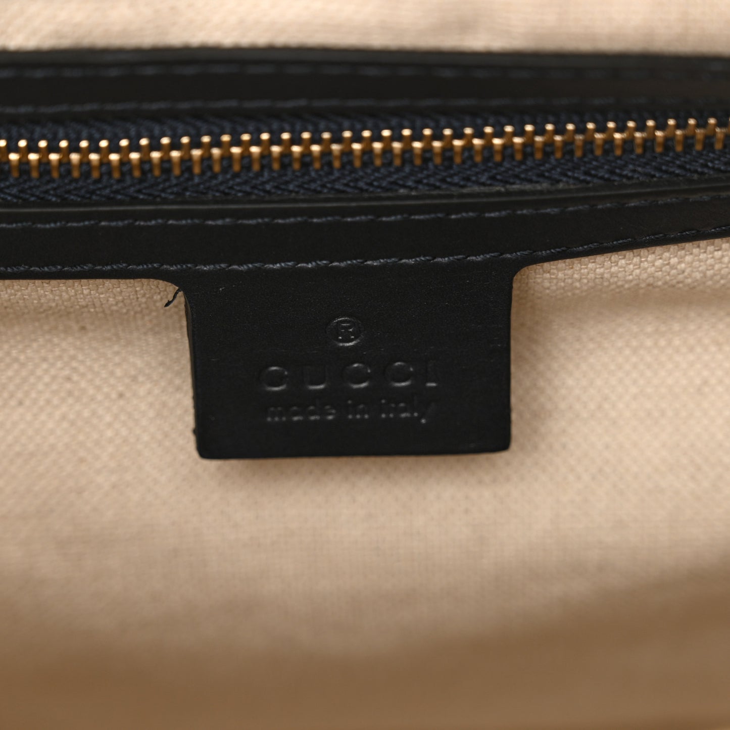 Monogram Selleria Calfskin Vintage Web Medium Boston Beige Blue