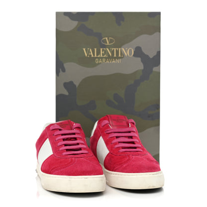 Valentino Garavani Suede Womens Flycrew Sneakers 36.5 Shadow Pink Optic White 13 of 13