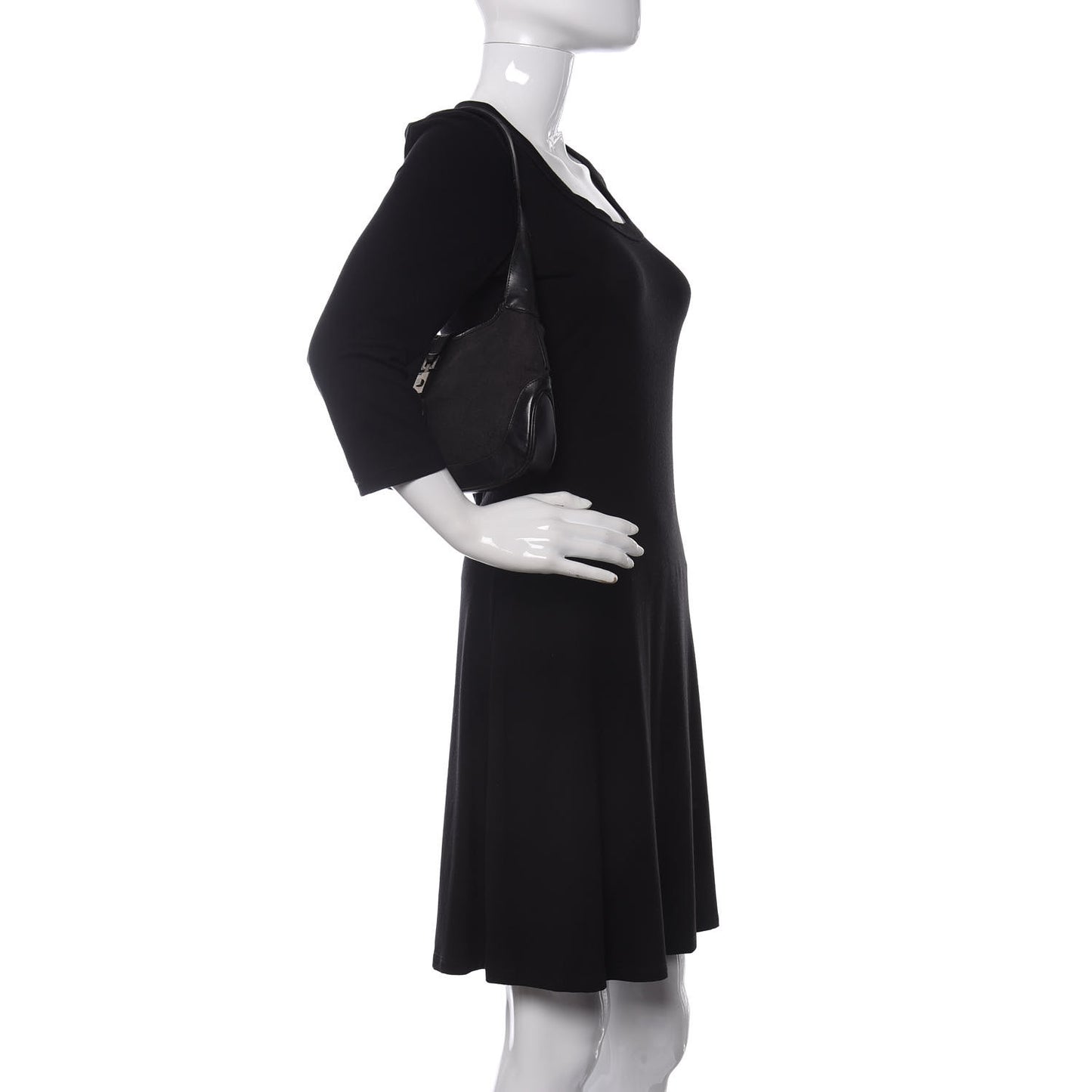 Monogram Small Jackie O Hobo Black