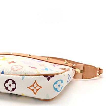 Louis Vuitton Monogram Multicolor Pochette Accessories White 11 of 11