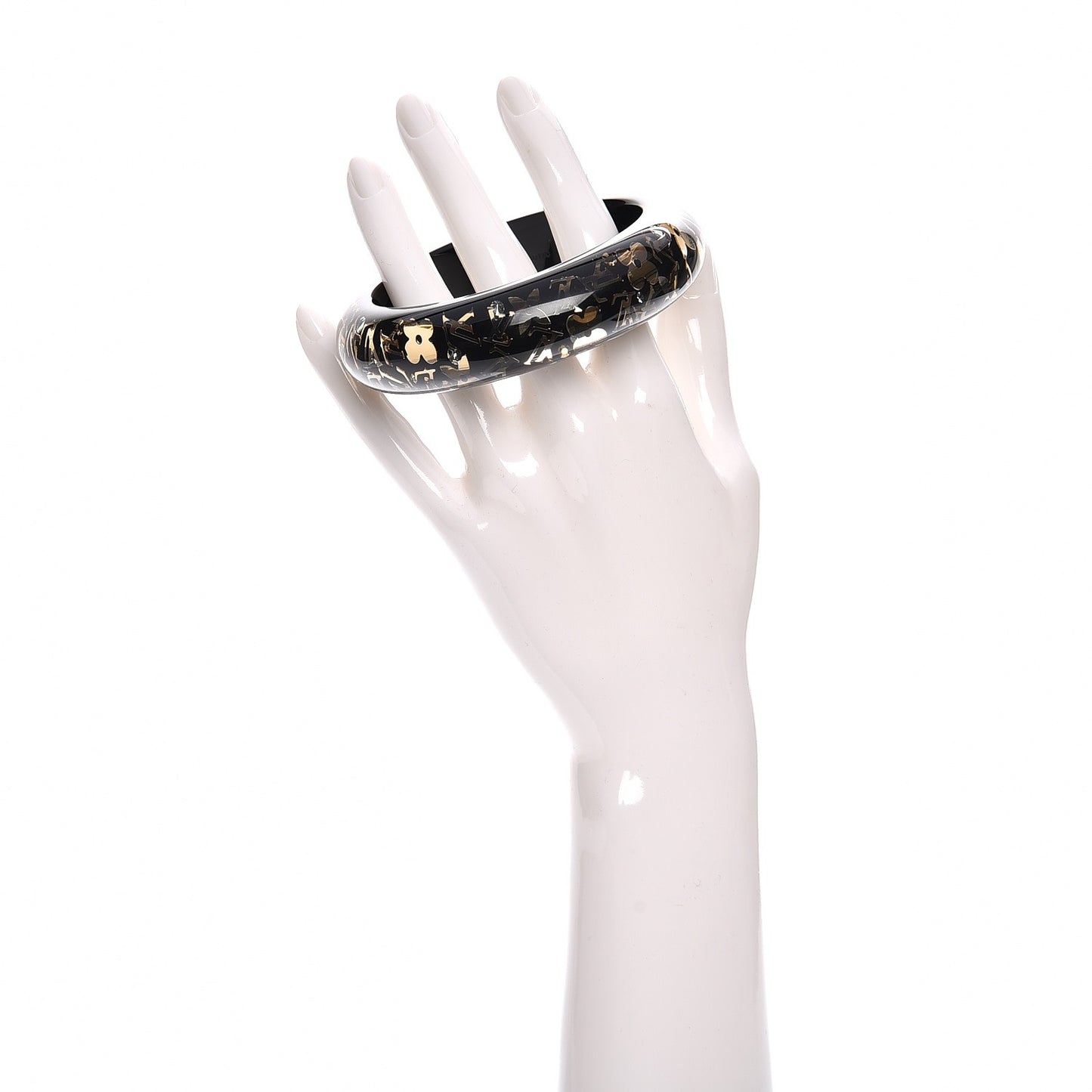 Resin Swarovski Large Inclusion Bracelet GM Black