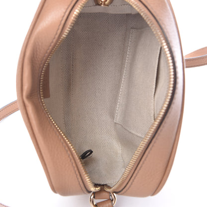Gucci Pebbled Calfskin Small Soho Disco Bag Rose Beige 5 of 14