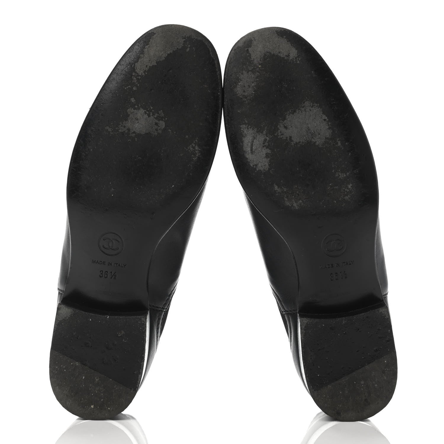 Chanel Calfskin Elastic Short Boots 36.5 Black 4 of 4