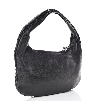 Bottega Veneta Cervo Braided Mini Veneta Hobo Black 3 of 10