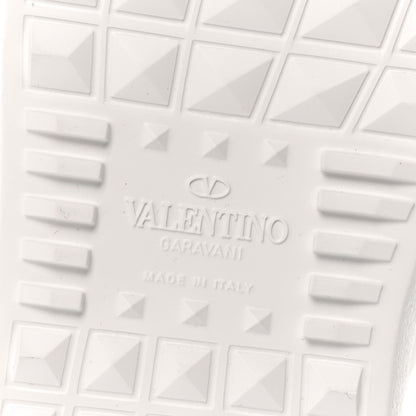 Valentino Garavani Calfskin VLTN Rockstud Open Sneakers 36.5 White 6 of 7